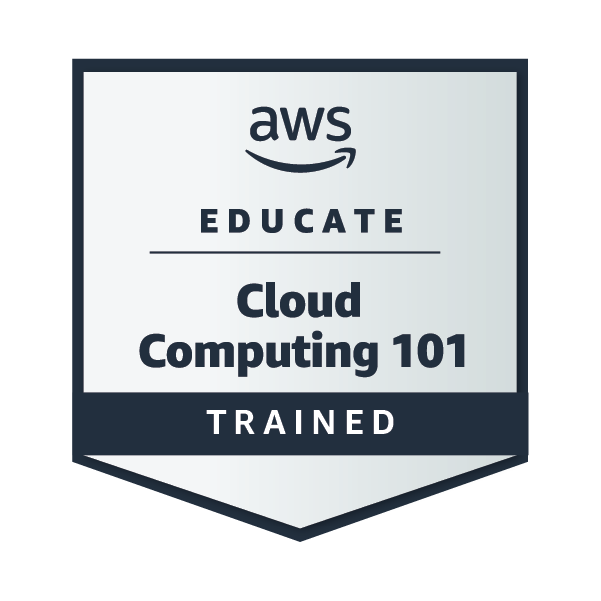 Badge AWS Educate Introduction to Cloud 101