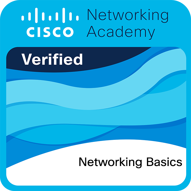 Badge Cisco Networking Academy Networking Basics